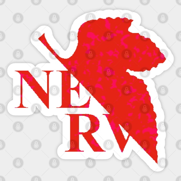 Nerv Logo ( Evangelion ) Sticker by pixtees